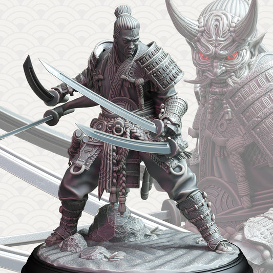 The Endless Demon - Owaranai Oni (Medium) - 3D Printed Tabletop Figure for Dungeons & Dragons, DnD, Pathfinder RPGs, TTRPG