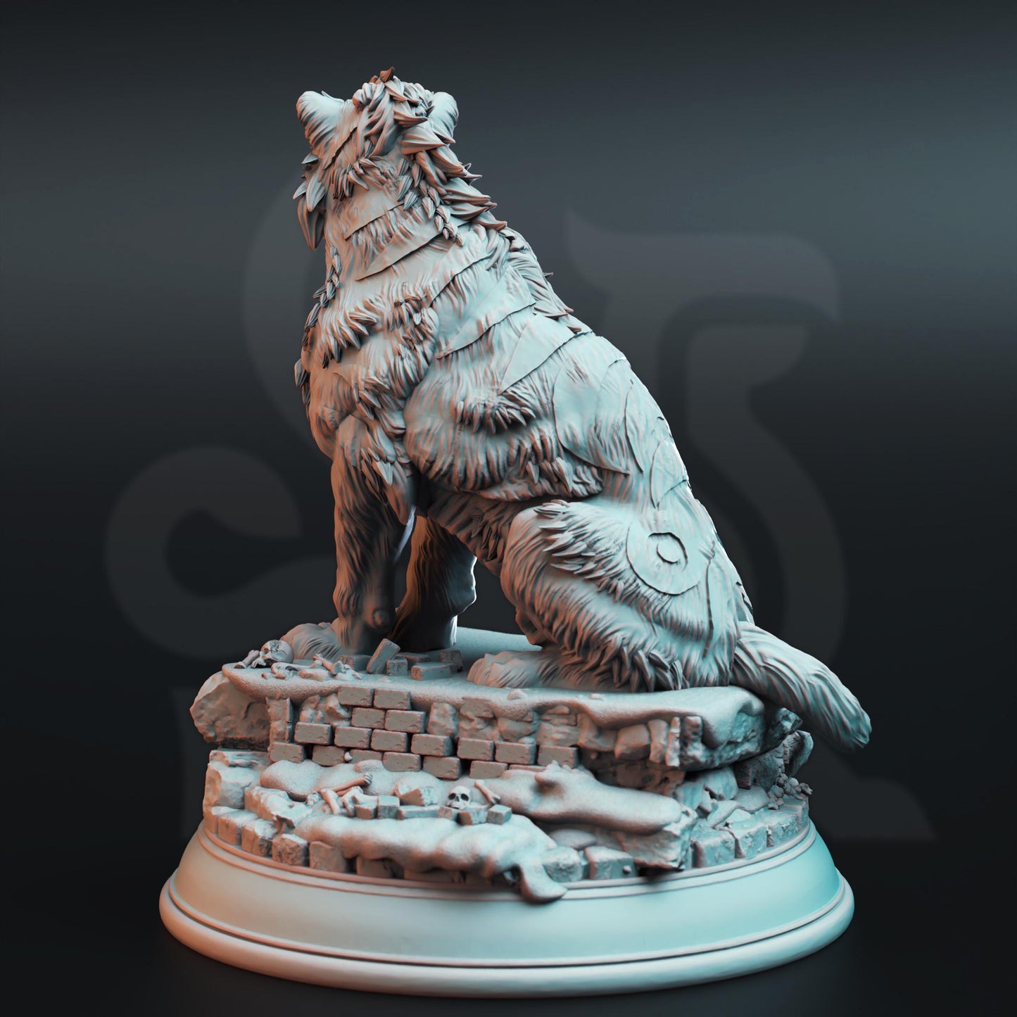 Giant Sabertooth Tiger - Sabka (Huge) - 3D Printed Tabletop Figure for Dungeons & Dragons, DnD, Pathfinder RPGs, TTRPG