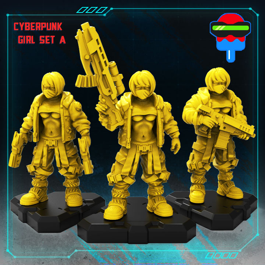 Cyberpunk Girl Set A