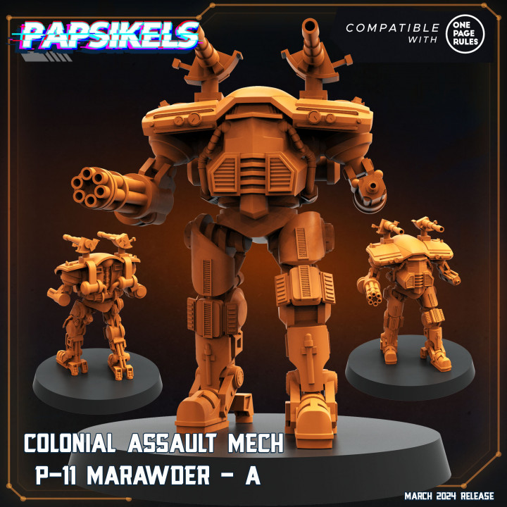Colonial Assault Mech P11 Marawder - A