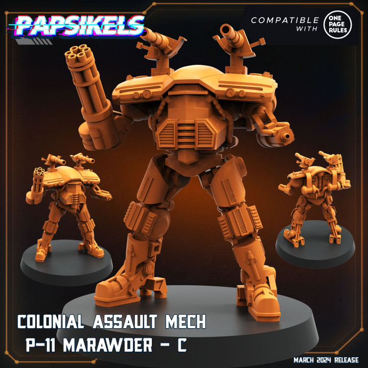 Colonial Assault Mech P11 Marawder - C