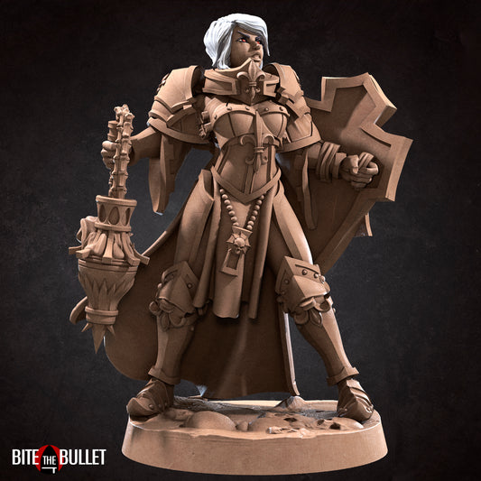 Diana, The War Sister Purifier (Medium) - Tabletop Figure for Dungeons & Dragons, DnD, Pathfinder RPGs, TTRPG